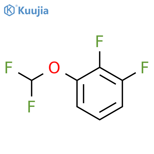 1-(difluoromethoxy)-2,3-difluorobenzene structure