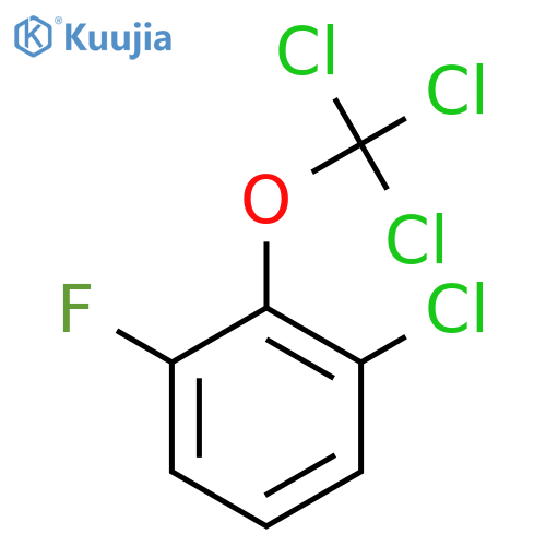 1-Chloro-3-fluoro-2-(trichloromethoxy)benzene structure