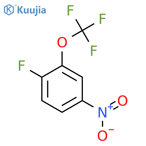 1-Fluoro-4-nitro-2-(trifluoromethoxy)benzene structure