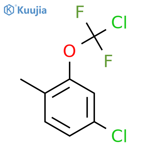 4-Chloro-2-[chloro(difluoro)methoxy]-1-methylbenzene structure
