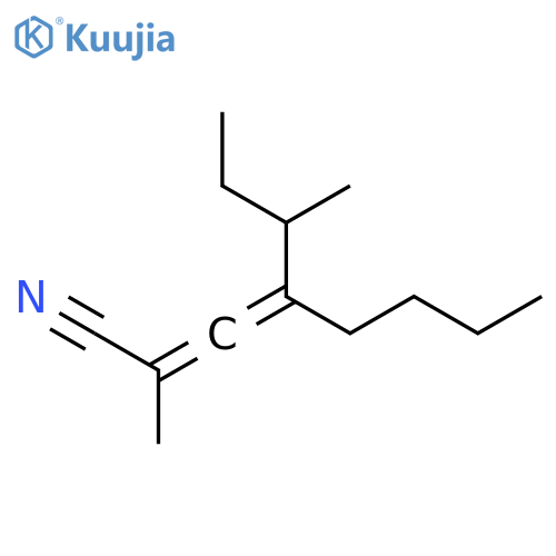 2,3-Octadienenitrile, 2-methyl-4-(1-methylpropyl)- structure