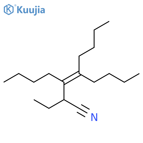 3-Octenenitrile, 3,4-dibutyl-2-ethyl- structure