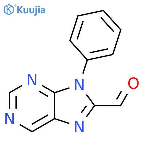 9H-Purine-8-carboxaldehyde, 9-phenyl- structure
