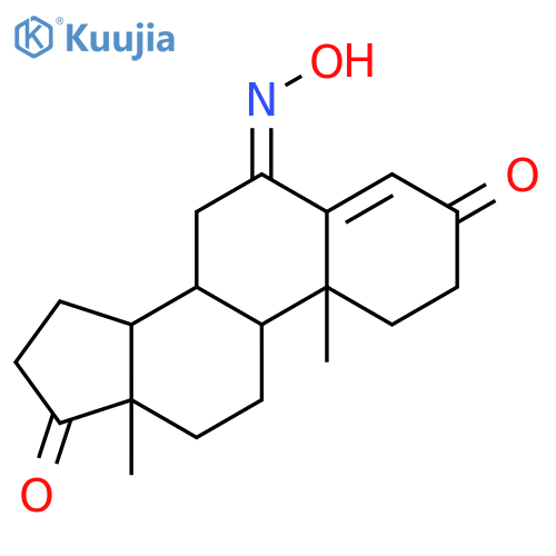 6-hydroximino-4-androstene-3,17-dione structure