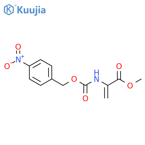 2-Propenoic acid, 2-[[[(4-nitrophenyl)methoxy]carbonyl]amino]-, methyl ester structure