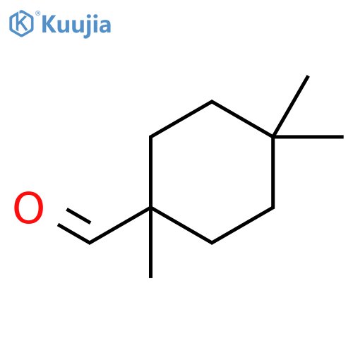 1,4,4-trimethylcyclohexane-1-carbaldehyde structure