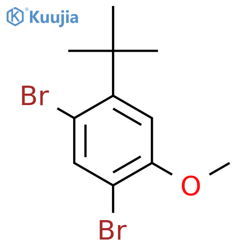 1,5-Dibromo-2-(t-butyl)-4-methoxybenZene structure