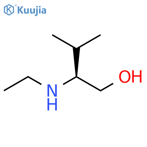 1-Butanol, 2-(ethylamino)-3-methyl-, (S)- structure