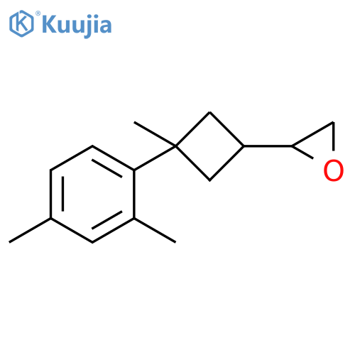 Oxirane, [3-(2,4-dimethylphenyl)-3-methylcyclobutyl]- structure