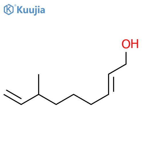 2,8-Nonadien-1-ol, 7-methyl- structure