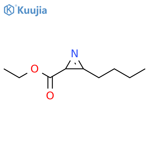 2H-Azirine-2-carboxylic acid, 3-butyl-, ethyl ester, (±)- structure
