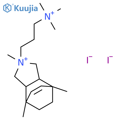4,7-Ethanoisoindolinium,3a,4,7,7a-tetrahydro-2,4,7-trimethyl-2-[3-(trimethylammonio)propyl]-, diiodide(8CI) structure