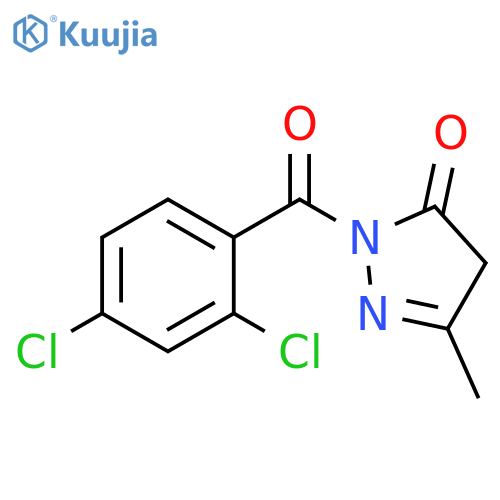 3H-Pyrazol-3-one, 2-(2,4-dichlorobenzoyl)-2,4-dihydro-5-methyl- structure