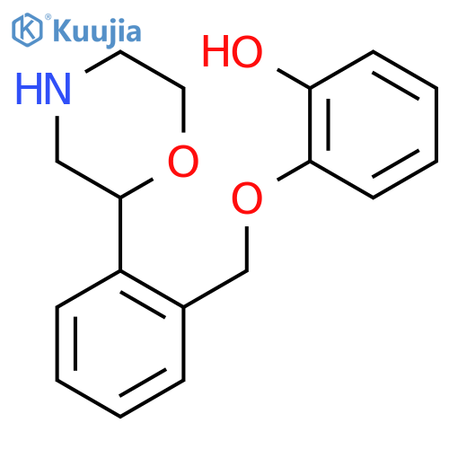 2-(2-Morpholinylphenylmethoxy)phenol structure