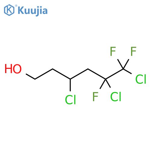 1-Hexanol, 3,5,6-trichloro-5,6,6-trifluoro- structure