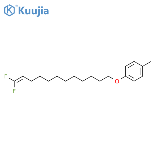 Benzene, 1-[(12,12-difluoro-11-dodecenyl)oxy]-4-methyl- structure
