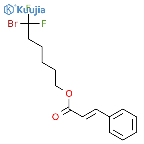 2-Propenoic acid, 3-phenyl-, 6-bromo-6,6-difluorohexyl ester structure