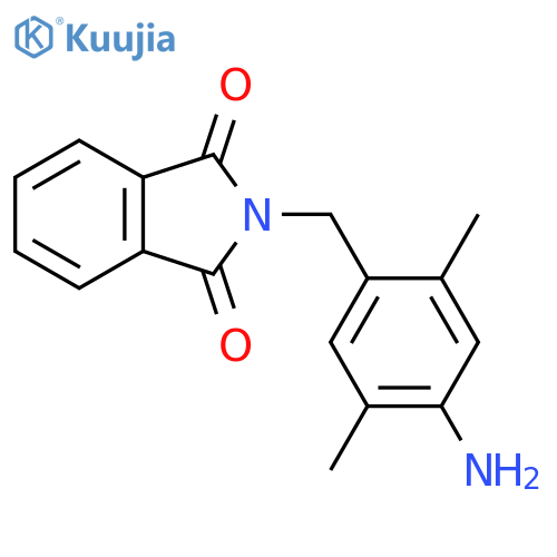 1H-Isoindole-1,3(2H)-dione, 2-[(4-amino-2,5-dimethylphenyl)methyl]- structure