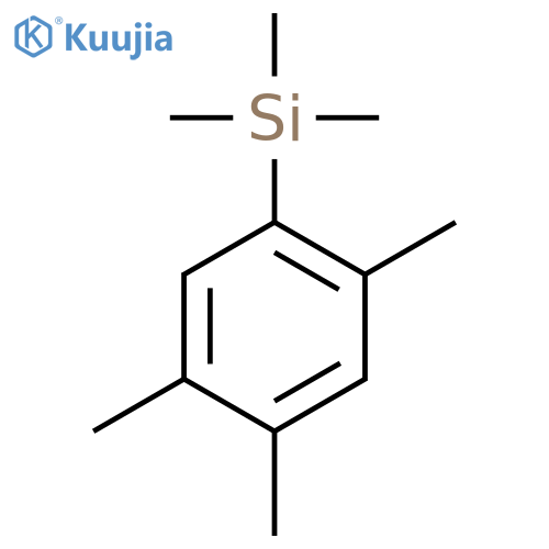 Silane, trimethyl(2,4,5-trimethylphenyl)- structure