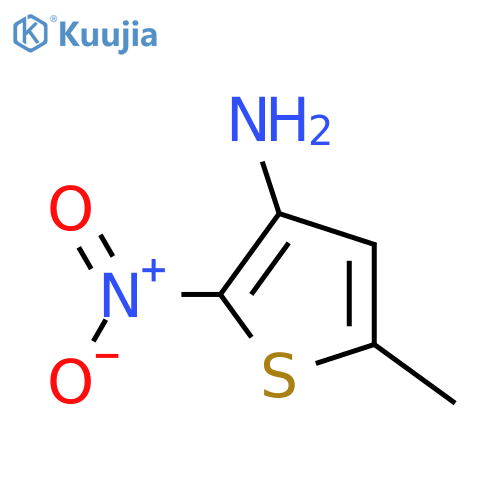5-methyl-2-nitrothiophen-3-amine structure