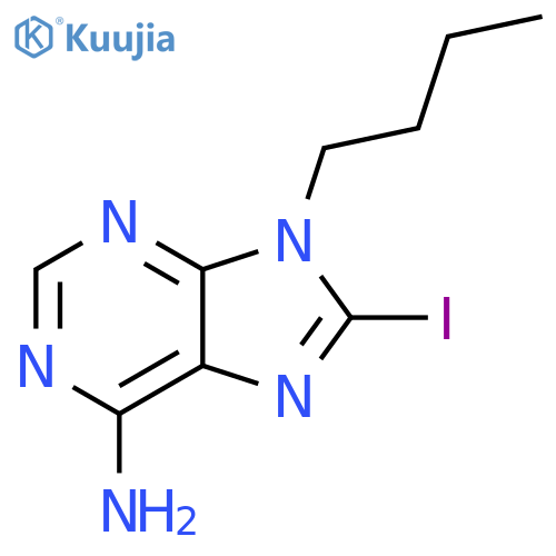 9-butyl-8-iodo-9H-purin-6-amine structure