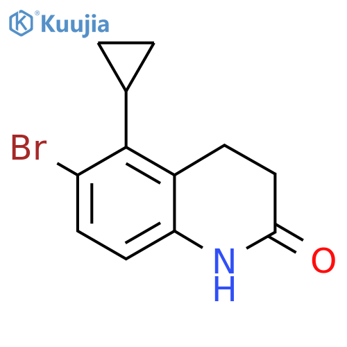 6-Bromo-5-cyclopropyl-3,4-dihydroquinolin-2(1H)-one structure