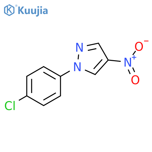 1H-Pyrazole, 1-(4-chlorophenyl)-4-nitro- structure