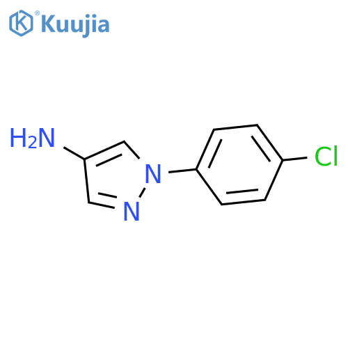 4-Amino-1-(4-chlorophenyl)pyrazole structure