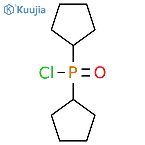 Phosphinic chloride, dicyclopentyl- structure