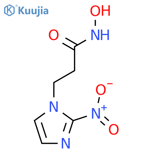 1H-Imidazole-1-propanamide, N-hydroxy-2-nitro- structure