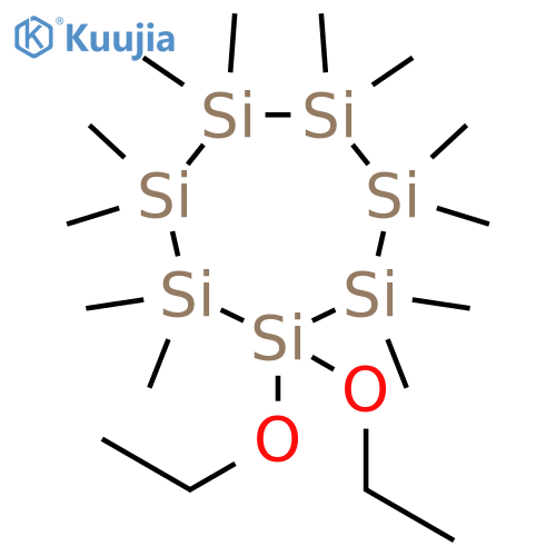 Cycloheptasilane, diethoxydodecamethyl- structure