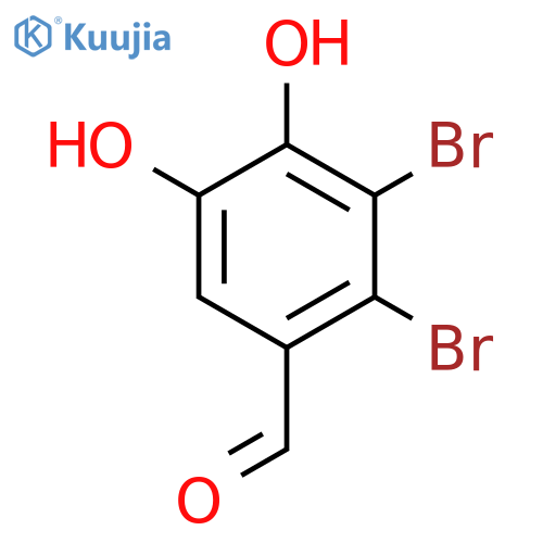 2,3-Dibromo-4,5-dihydroxybenzaldehyde structure