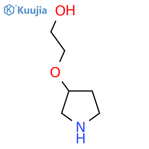 2-(pyrrolidin-3-yloxy)ethan-1-ol structure