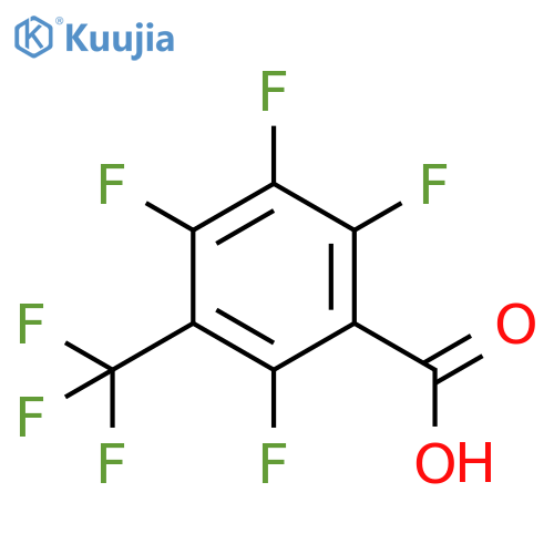 Benzoic acid, 2,3,4,6-tetrafluoro-5-(trifluoromethyl)- structure