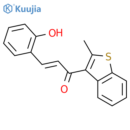 2-Propen-1-one, 3-(2-hydroxyphenyl)-1-(2-methylbenzo[b]thienyl)- structure