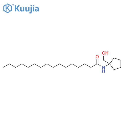 Hexadecanamide, N-[1-(hydroxymethyl)cyclopentyl]- structure
