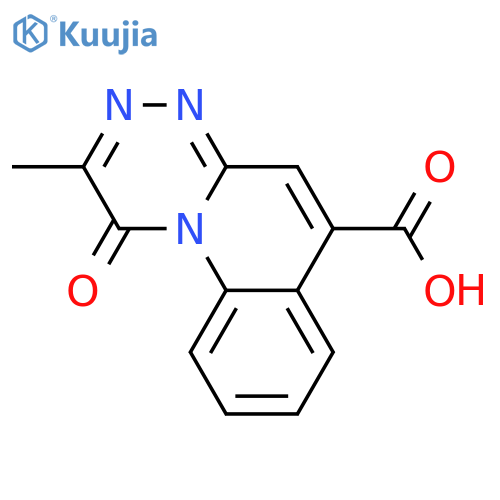 1H-[1,2,4]Triazino[4,3-a]quinoline-6-carboxylic acid, 2-methyl-1-oxo- structure