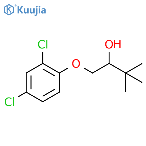 2-Butanol, 1-(2,4-dichlorophenoxy)-3,3-dimethyl- structure