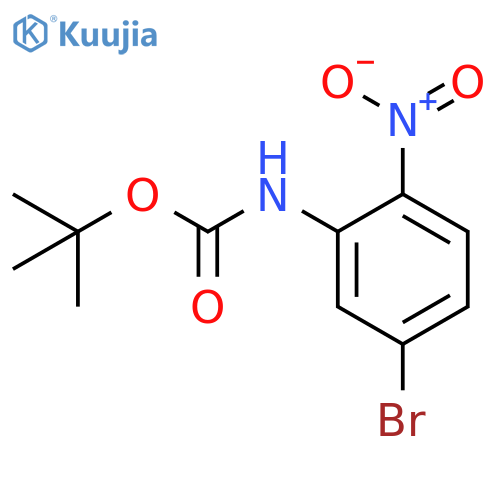 tert-butyl N-(5-bromo-2-nitrophenyl)carbamate structure