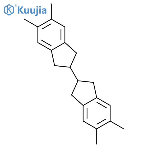 2,2'-Bi-1H-indene, 2,2',3,3'-tetrahydro-5,5',6,6'-tetramethyl- structure