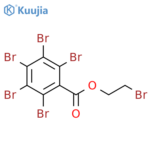 Benzoic acid, pentabromo-, 2-bromoethyl ester structure