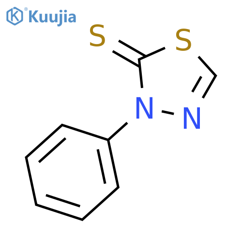 1,3,4-Thiadiazole-2(3H)-thione, 3-phenyl- structure