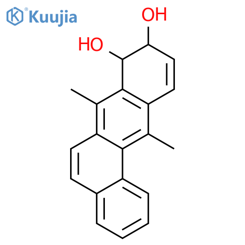 Benz[a]anthracene-8,9-diol,8,9-dihydro-7,12-dimethyl- structure