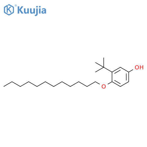 Phenol, 3-(1,1-dimethylethyl)-4-(dodecyloxy)- structure