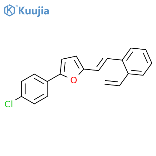 Furan, 2-(4-chlorophenyl)-5-[2-(2-ethenylphenyl)ethenyl]-, (E)- structure