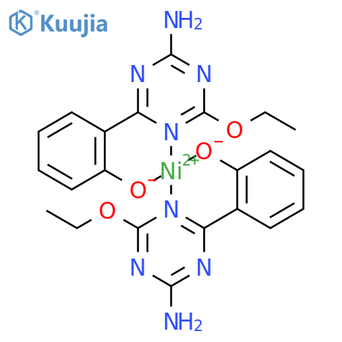 Nickel, bis[2-(4-amino-6-ethoxy-1,3,5-triazin-2-yl)phenolato]- (9CI) structure