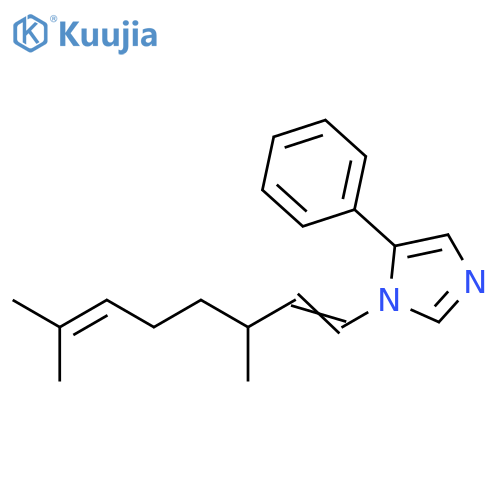 1H-Imidazole, 1-(3,7-dimethyl-1,6-octadienyl)-5-phenyl- structure