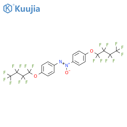 Diazene, bis[4-(nonafluorobutoxy)phenyl]-, 1-oxide structure
