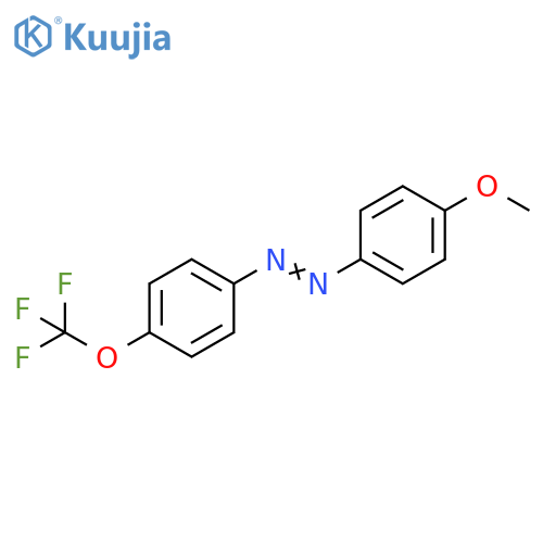 Diazene, (4-methoxyphenyl)[4-(trifluoromethoxy)phenyl]- structure