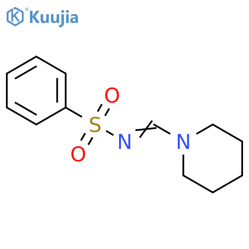 Benzenesulfonamide, N-(1-piperidinylmethylene)- structure